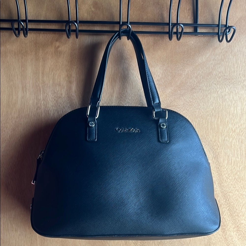 Calvin Klein Black Leather Women's Bag